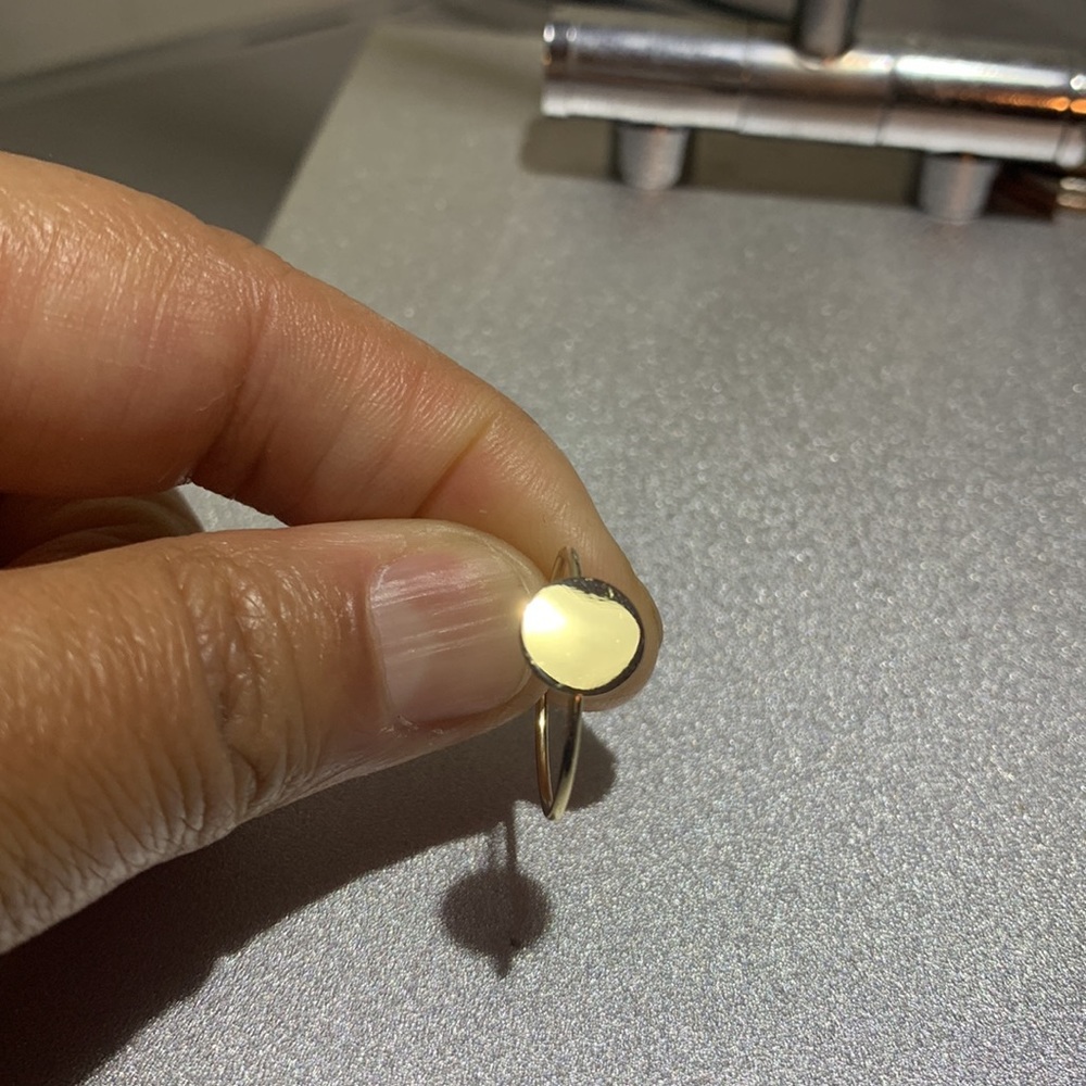 BONY LEVY 14K Yellow Gold Circle Ring - Picture 8 of 15